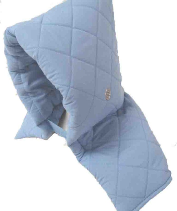 画像3: Ｋタイプズキン　ブルー　防炎協会認定ラベル付き　[90006] (3)